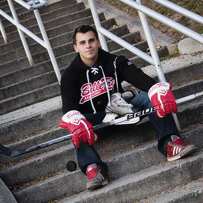 Dearborn Photographers - Hockey Senior Pictures