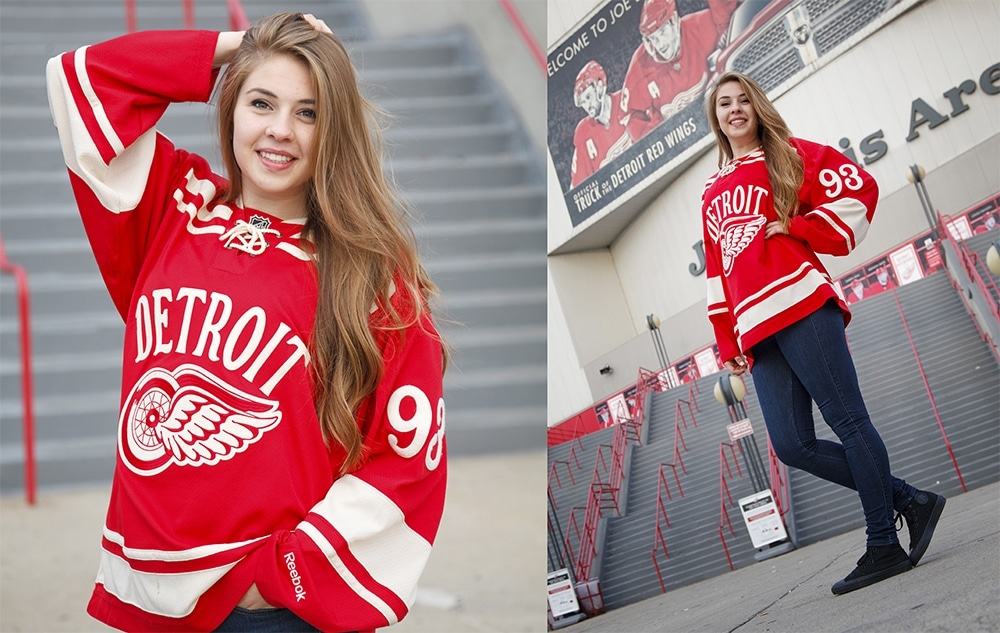 Detroit Red Wings Hockey Senior Pictures