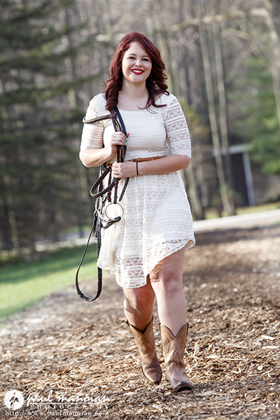 Senior Pictures with Horses - Michigan Photographer