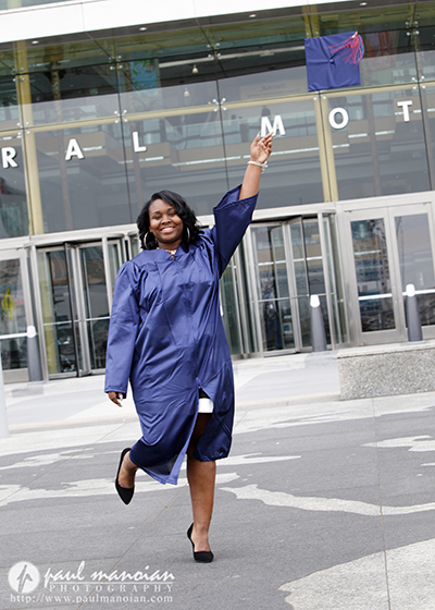 Downtown Detroit Senior Portraits Photographer