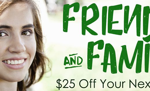 Save $25 with Friends and Family for Everyone in July!