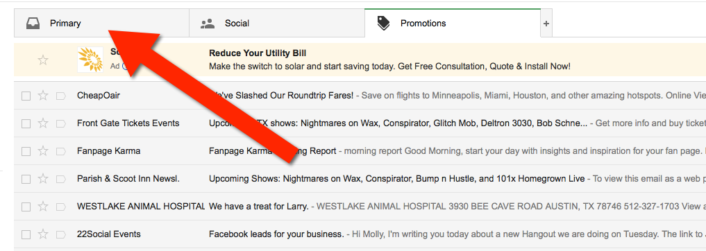 Whitelist PaulManoian.com Email on Gmail