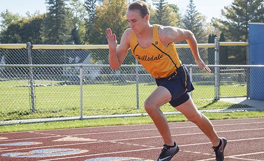 Hillsdale Senior Portraits Photographers - Running Track