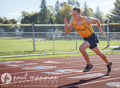 Hillsdale Senior Portraits Photographers - Running Track