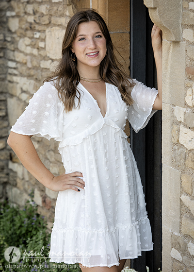Senior Pictures at Cotswold Cottage in Greenfield Village Dearborn, Michigan