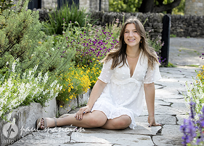 Senior Pictures at Cotswold Cottage in Greenfield Village Dearborn, Michigan