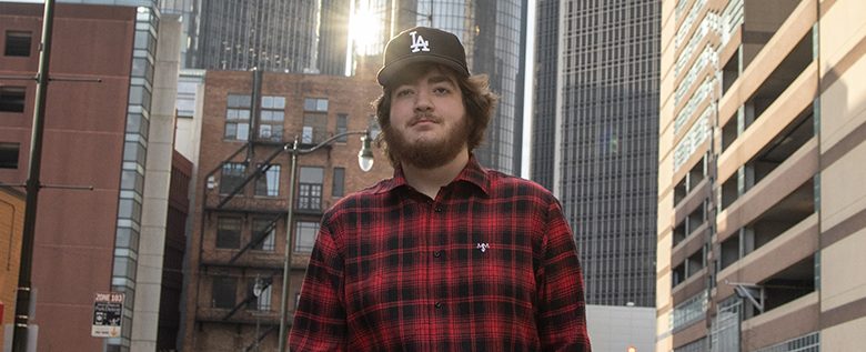 Downtown Detroit Senior Portraits Photographer