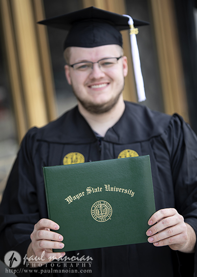 Wayne State University Graduation Photos - Paul Manoian Photography