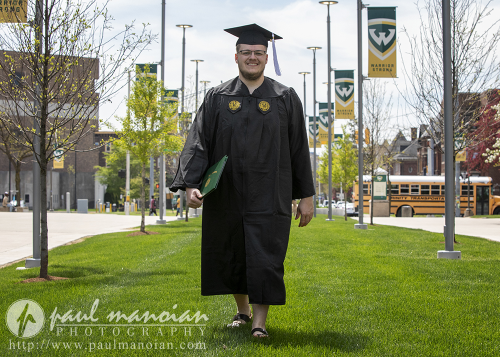 Wayne State University Graduation Photos - Paul Manoian Photography