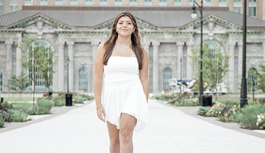Downtown Detroit Senior Portraits Photographer