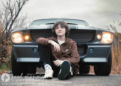 Senior Pictures with Cars - 1967 Ford Mustang Shelby GT500 Eleanor