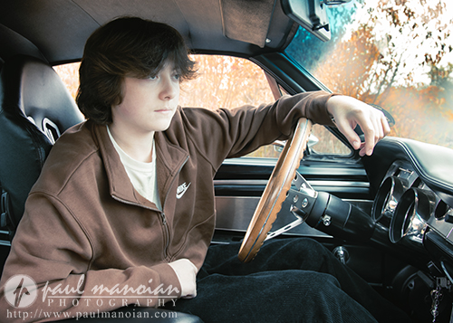 Senior Pictures with Cars - 1967 Ford Mustang Shelby GT500 Eleanor