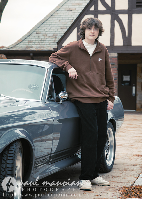 Senior Pictures with Cars - 1967 Ford Mustang Shelby GT500 Eleanor