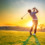 Golf Senior Pictures at Golden Fox in Plymouth with Colin