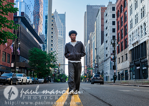 Street Senior Pictures in Detroit