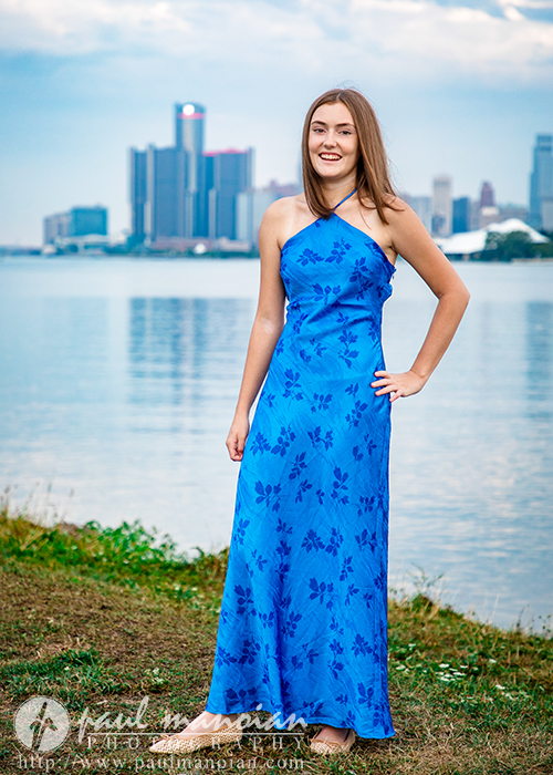 Berkley Senior Pictures on Belle Isle in Detroit