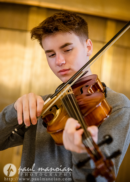Senior Pictures with a Viola