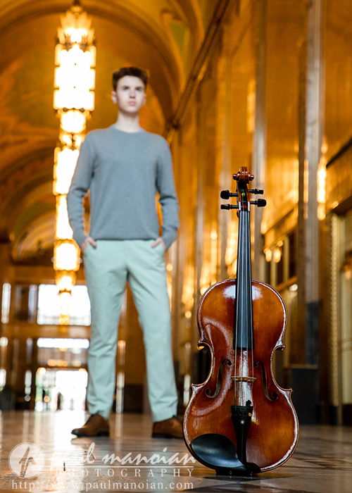 Senior Pictures with a Viola
