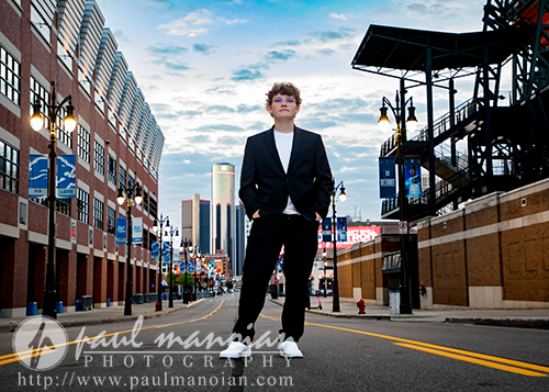 Senior Pictures at Comerica Park