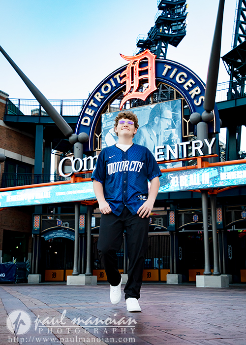 Senior Pictures at Comerica Park