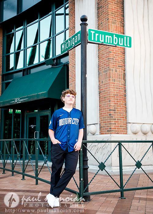 Senior Pictures at Comerica Park