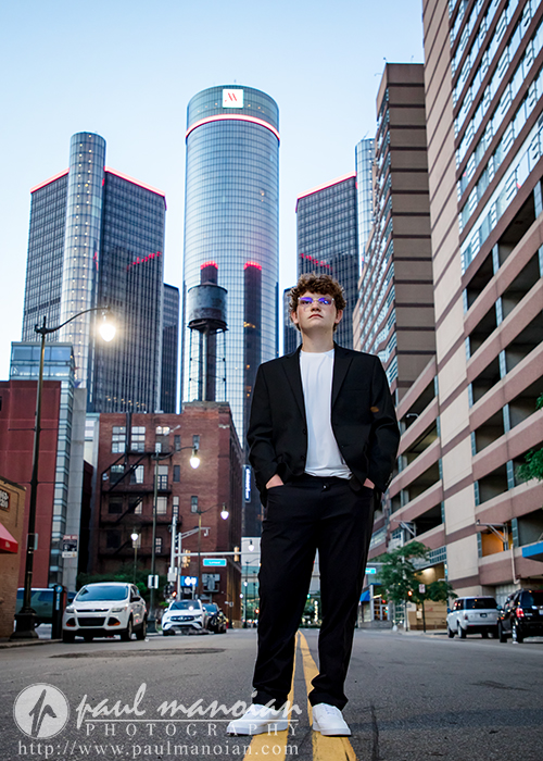Senior Pictures in Downtown Detroit