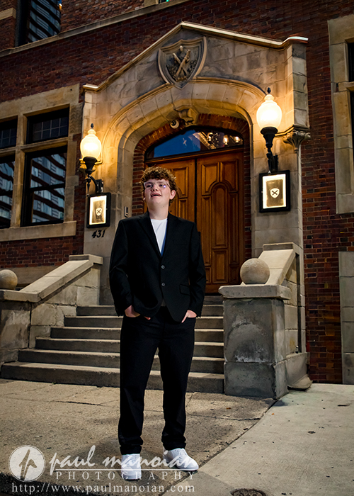 Farmington Senior Pictures at St. Andrew's Hall