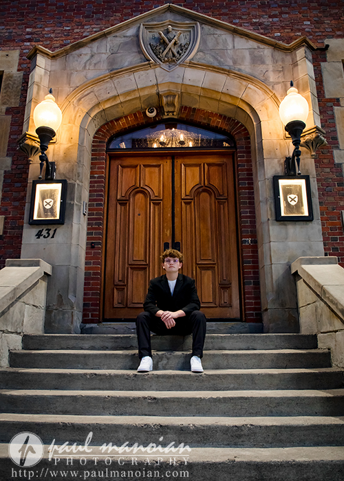 Farmington Senior Pictures at St. Andrew's Hall
