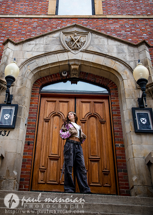 Lake Orion Senior Pictures at St. Andrew's Hall