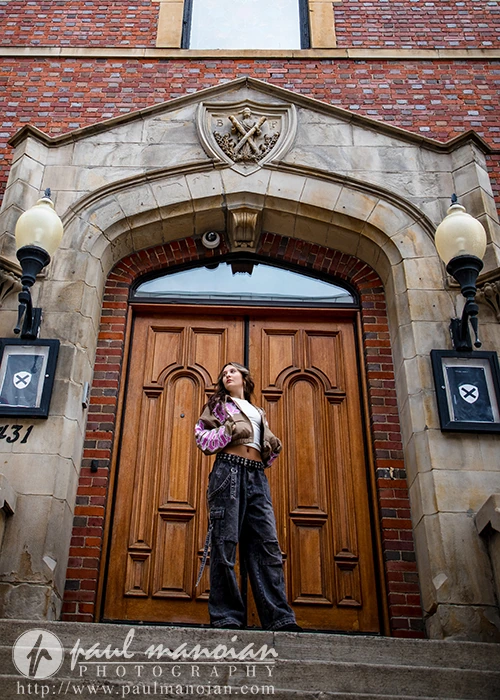 Lake Orion Senior Pictures at St. Andrew's Hall