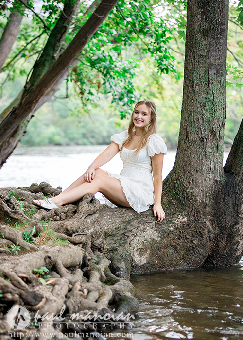 River Senior Pictures in Ann Arbor