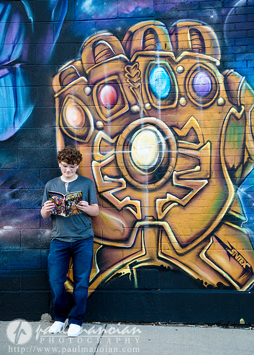 Senior Pictures with Graffiti in Detroit