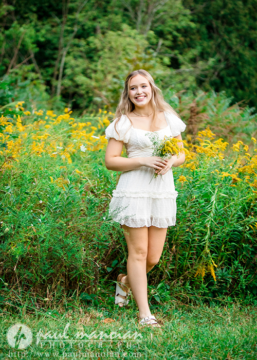 Wildflower Senior Pictures in Ann Arbor
