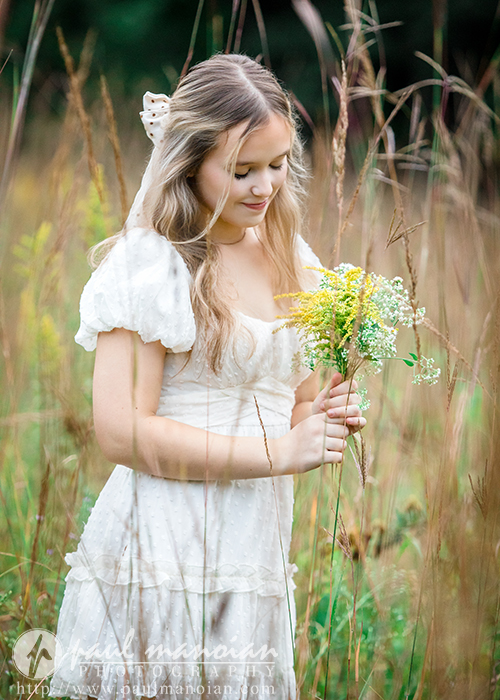 Wildflower Senior Pictures in Ann Arbor
