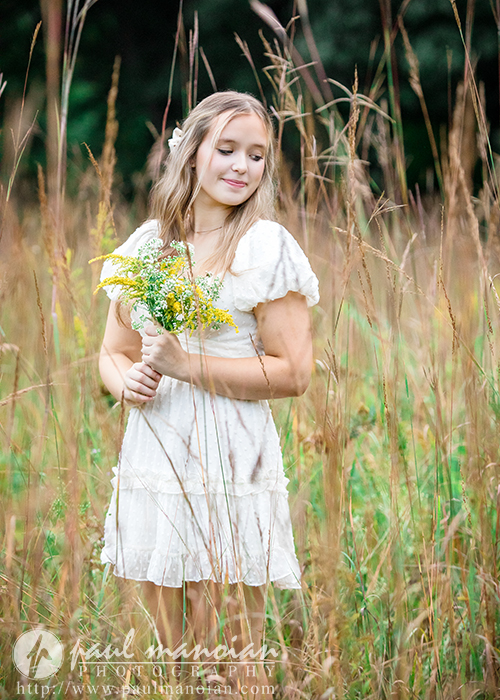Wildflower Senior Pictures in Ann Arbor