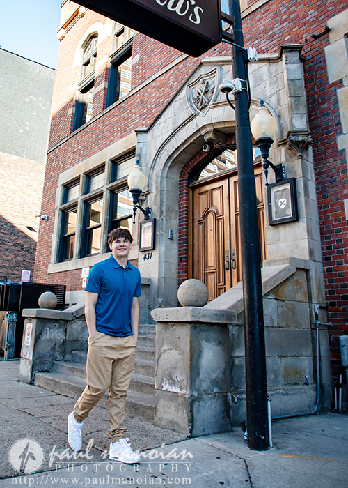Novi Senior Pictures at St. Andrew's Hall