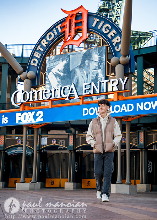 Baseball Senior Pictures in Detroit